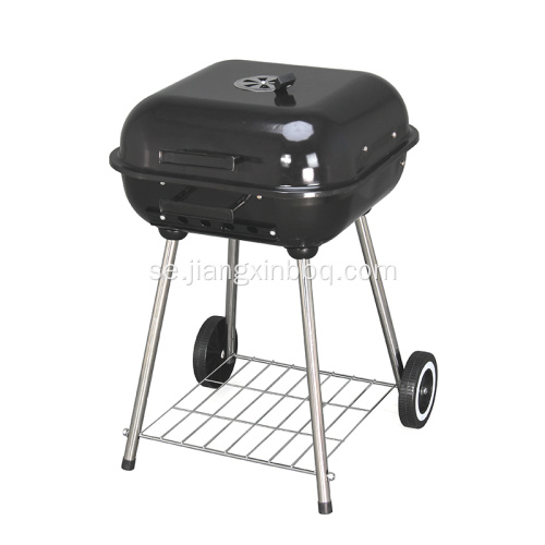 22&quot; fyrkantig kolgrill